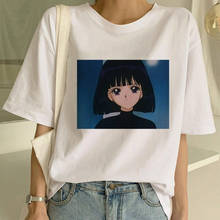 Sailor Moon Summer New Fashion T Shirt Women Harajuku Short Sleeve Fun Ulzzang T-Shirt Cute Cat Tshirt Cartoon Top Tees Female 2024 - buy cheap