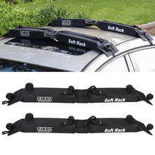 Universal Auto Soft Car Roof Rack Outdoor Rooftop Luggage Carry Load 60kg Baggage Easy Car accessories Fit Removable 600D Oxford 2024 - buy cheap