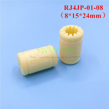 Cojinete de Polímero Sólido LM8UU para impresora 3D Anet Reprap Prusa i3, eje de 8mm, de Drylin RJ4JP-01-08, 3/7/10 Uds. 2024 - compra barato