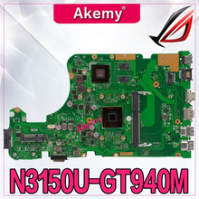 Akemy x555sj notebook placa-mãe n3150 cpu para For Asus 555s x555sj a555s computador portátil placa-mãe x555sj 2024 - compre barato