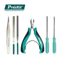 Pro'skit Model DIY Making Tools Kit Stainless Steel Diagonal Cutting Pliers Screwdriver Anti-Magnetic Tip Tweezers Repair Set 2024 - buy cheap