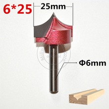 6mm*25mm,CNC Tungsten steel 3D Needle nose bit,CNC machine tool,PVC,MDF,Acrylic,Carbide end mill,woodworking insert router bit 2024 - buy cheap