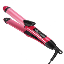 Professional  high quality Ceramic Multi-function Hair straightener and Wand curler fashion Flat iron products  Free shipping 2024 - buy cheap