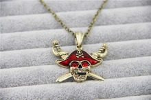 Fashion Jewelry Vintage Charm Pirates of the Caribbean Pendant Necklace For Men And Women 2024 - buy cheap