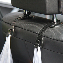 New 2Pcs/lot Hot Car Auto Fastener Clip Portable Seat Car Back Hanger Purse Bag Organizer Holder Hook Free Shipping 2024 - buy cheap