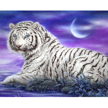 5D diamond painting cartoon tiger diamond embroidery cross stitch sewing home decoration square diamond children's gifts 2024 - buy cheap