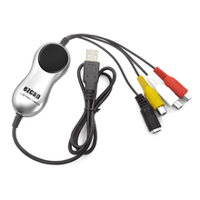 EZCAP170 USB 2,0 видеозаписывающее устройство Преобразователь Аналоговое видео аудио в цифровое Поддержка Windows 10/8/7 для ТВ DVD VHS DVR 2024 - купить недорого