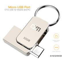 DM PD020 USB Flash Drive 64GB Metal OTG 32GB Pendrive High Speed USB Memory Stick 16GB pen Drive Real Capacity 8GB  U disk 2024 - buy cheap