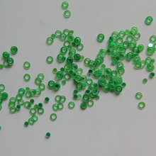 GD29-5 Free Shipping Wholesale 100g/bag Solvent Resistant 3mm Green AB Circle Glitter Nice Nail art Glitter Pieces 2024 - купить недорого