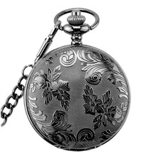 Vintage Pocket Watch Mechanical Men Women Necklace Pocket Watch With Chain Luminous Dial Carved Case nightmare before christmas 2024 - buy cheap
