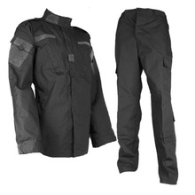 Airsoft Gear Black Tactical Uniform Combat BDU Shirt Pants Set Men Clothing US Army Military Training Hunting Clothes 2024 - buy cheap