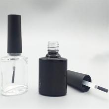 10ml Portable Transparent Glass Nail Polish Varnish Empty Bottle Make-up Cosmetic Container with Lid Brush Nail Glass Bottles 2024 - buy cheap