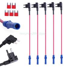 5Pcs Mini ATM Fuse Adapter tap Dual Circuit Adapter Holder For Car Auto Truck 2024 - buy cheap