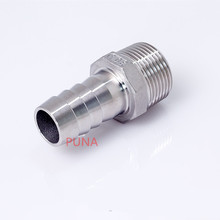 Free shipping 1/2" BSP x 20mm Hose Barb 304 Stainless steel girl  Male thread Pipe fitting 2024 - buy cheap