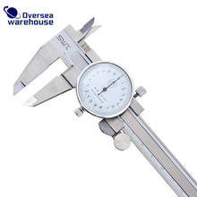 Dial Caliper 0-150/0-200mm Stainless Steel Vernier Calipers Shock Proof Metric Gauge Measure Ruler 2024 - buy cheap