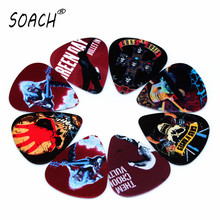 SOACH 10PCS 1.0mm high quality guitar picks two side pick Band mix picks earrings DIY Mix picks Guitar Accessories 2024 - buy cheap