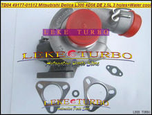 Turbocompresor TD04-10T 49177-01512 49177 01512 para Mitsubishi, Delica L300 4D56 DE 2.5L ( 3 agujeros + refrigerado por agua) 2024 - compra barato