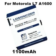 LOSONCOER-batería BC60 para Motorola L7, A1600, L72, E8, L71, C261, EM30, 1100mAh 2024 - compra barato