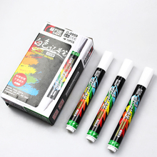 KNOW 10 Pcs/box White Permanent Marker Fine Tip Oil Paint Marker Smooth Writing Suit for Graffiti Paper Metal Tires Marker Pen 2024 - buy cheap