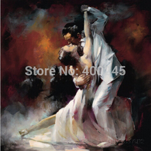 Hand painted beauty artwork Lover oil paintings Tango Argentino by Willem Haenraets Dancers Canvas Art Living room decor 2024 - buy cheap