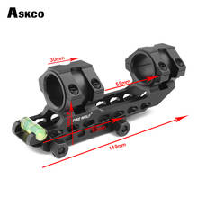 Tactical Scope Mount 25.4mm 30mm Dual Ring Cantilever Heavy Duty Riflescope Mount With Bubble Level 20mm Rail Base 2024 - buy cheap