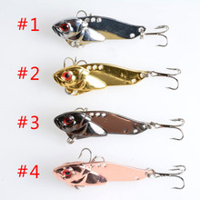 4pcs 5cm 10.8g hard metal blade vib fishing lures wobbler pike carp trout perch catfish fishing baits pesca fishing tackles 2024 - buy cheap