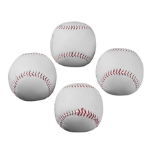 Bolas de beisebol feitas à mão, universal, de 10 polegadas, pu, duro & macio, treinamento, exercício, bolas de beisebol, softball 2024 - compre barato