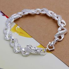 SLH130 Wholesale Free Shipping Silver Color Bracelet, Factory Price 925 Fashion Jewelry Small White Dragon Bracelet /axbajoia 2024 - buy cheap