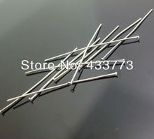 500PCS Wholesale 50MM Design DIY Jewelry 925 Sterling Silver Flat  Pins Making Silver Jewelry Needles 2024 - buy cheap