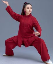 Ropa de tai chi taijiquan de alta calidad unisex, uniformes de entrenamiento wushu, artes marciales, qigong, trajes de kung fu 2024 - compra barato