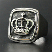 5pcs/lot  Size 7-14 Wholesale  Crown Ring 316L Stainless Steel Jewelry Punk Crown Ring 2024 - buy cheap