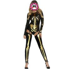 Sexy Halloween Performance Masquerade Women Costume Adult Cosplay Zombie Devil Ghost Ghoul Role-Playing Party Clothes Jumpsuits 2024 - buy cheap