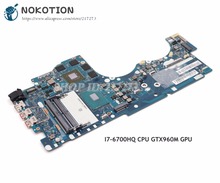 5B20L80385 5B20K28148 NM-A541 MAIN BOARD For Lenovo Ideapad Y700 Y700-15ISK Laptop Motherboard i7-6700HQ CPU GTX960M graphics 2024 - buy cheap