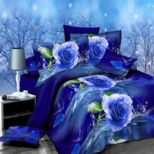 2017 chic new 3d bedding set bedcover twin queebed sheet Linen Duvet/Quilt cover sets 4pc bedding set 2024 - buy cheap