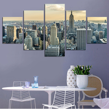 Canvas oil painting modern decorative art painting New York City murals  FA451 2024 - buy cheap