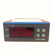 Alta calidad bimetal AC 110V ~ 220V 10A con calentador y enfriador LED termostato Digital de temperatura incubadora dos salidas de relé 2024 - compra barato