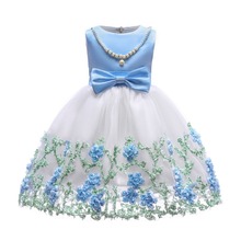 Princess Dresses For Girls Evening Dress Kids Girl Ball Gown For Baby Girls Dress Kids Birthday Party Baby Clothes Mesh YCPD1817 2024 - buy cheap