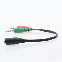 Cable adaptador Universal para auriculares, Conector de Audio estéreo hembra de 3,5mm a 2 RCA Enchufe macho, novedad 2024 - compra barato