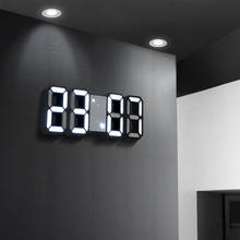 3D LED Wall Clock Modern Design Digital Table Clock Alarm Nightlight  12/24 Hours Display Watch For Home Living Room Decoration 2024 - buy cheap