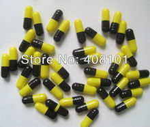 (10,000pcs/lot) Size 0 Black/Yellow Color Hard Gelatin Capsule,0# Empty Capsule---Joined and Separated Available 2024 - buy cheap