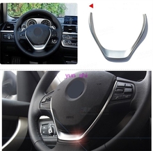 ABS Chrome Car steering wheel decoration sequin sticker Car-styling covers for BMW new 1 3 series 116i 118i 316i 320li 4 series 2024 - buy cheap