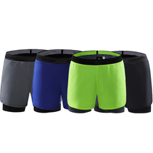 Pantalones cortos para correr para hombre, 2 en 1, secado rápido, profesional, para maratón, transpirables, con bolsillo 2024 - compra barato
