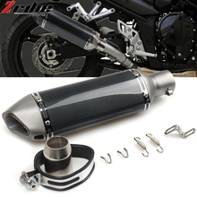 51mm universal tubo de escape da motocicleta moto silenciador tubo de escape para kawasaki suzuki sv650 sv650s 1999-2009 sv 650 650 s 1999-09 2024 - compre barato