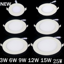 Painel de luz regulável, 20 lâmpadas, ultra fino, versões em 3w, 4w, 6w, 9w, 12w, 15w, 25w, para embutir no teto