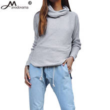 AVODOVAMA M Knitted Sweater Scarf Collar Pullovers Casual Long Sleeve Fashion Autumn Winter Sweaters 2024 - buy cheap