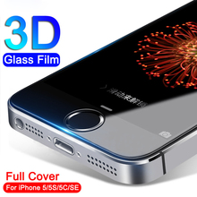 Protetor de tela de vidro temperado, 2 peças para apple iphone 5 se 5c, 9h, anti-explosão, película de proteção para iphone segundo 2024 - compre barato