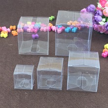 50PCS/Lot  Square Plastic Clear PVC Boxes Transparent Waterproof Gift Box PVC Carry Cases Packaging Box For jewelry/Candy/toys 2024 - buy cheap
