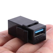 Adaptador USB 3,0 Keystone, acoplador de interfaz de Cable, conector hembra a hembra, extensión, color negro 2024 - compra barato
