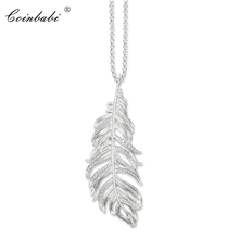 Collar de plumas de moda para mujeres y hombres, joyería de ALMA de estilo europeo, joyería de moda de Plata de Ley 925, venta al por mayor 2024 - compra barato