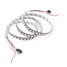 Faixa de led, 50m, 10x5m, ws2812b, sk6812 5050, rgb 96leds/m, endereçáveis, luz branca/preta, pcb, ip30, não é à prova d'água